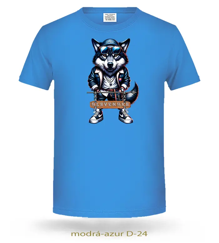 Tričká detské VLK ČAU KÁMO SLOVENSKO